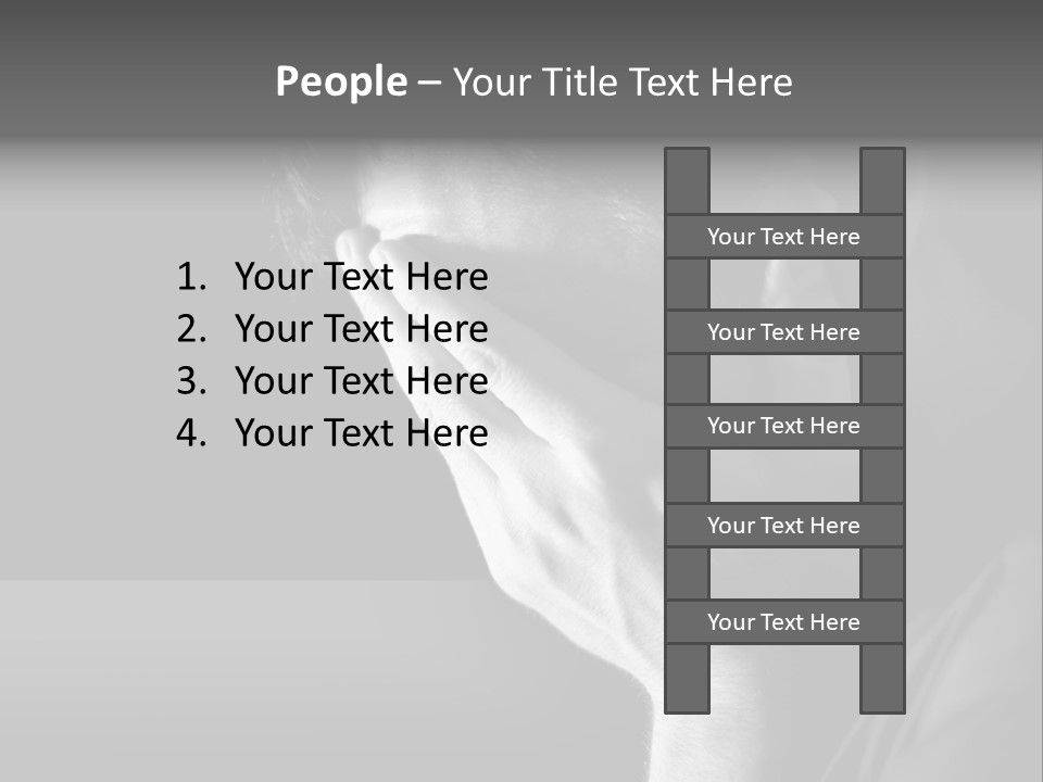 Portrait Drama Dramatic PowerPoint Template