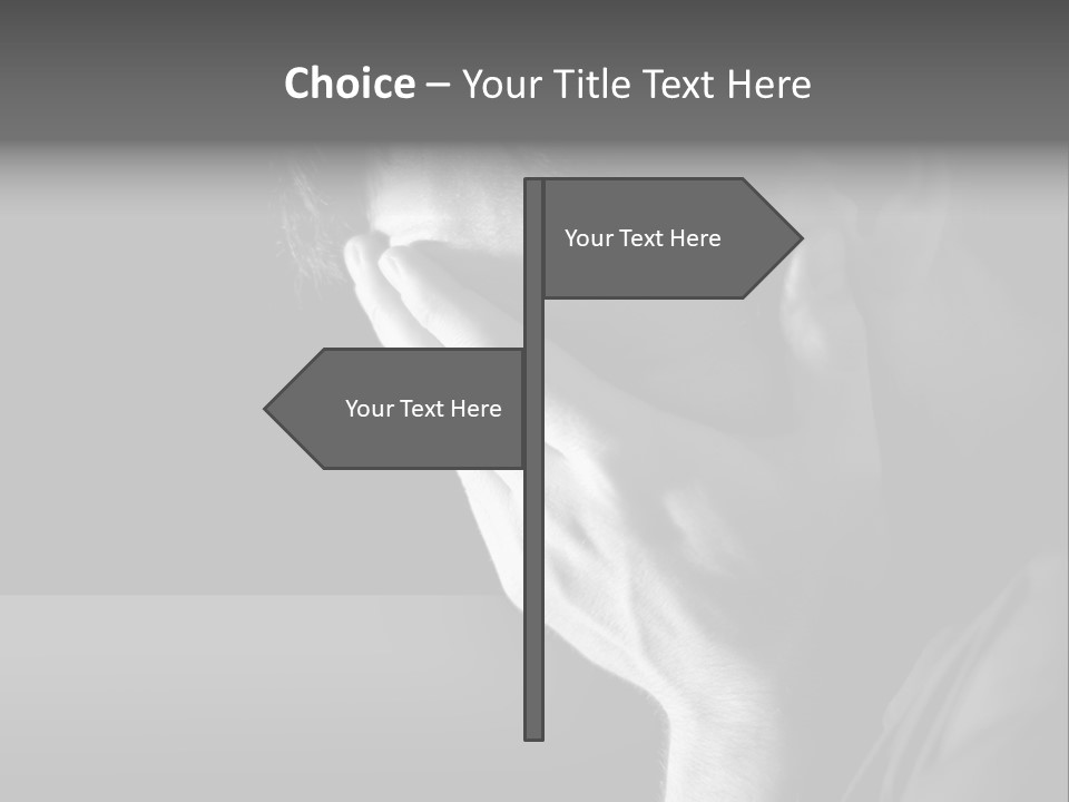 Portrait Drama Dramatic PowerPoint Template