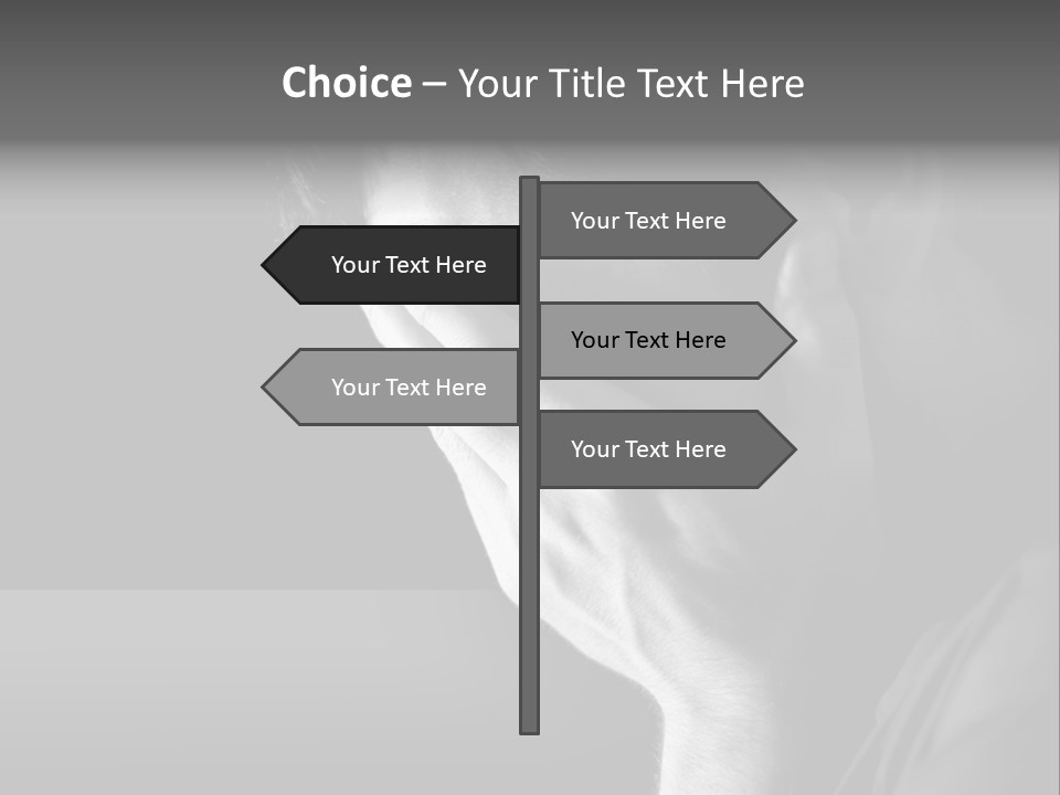 Portrait Drama Dramatic PowerPoint Template