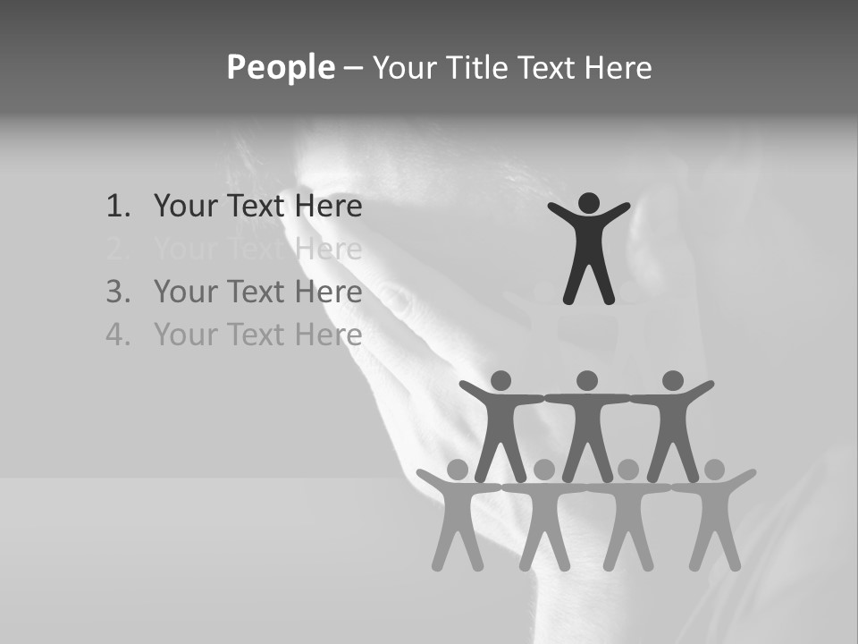 Portrait Drama Dramatic PowerPoint Template