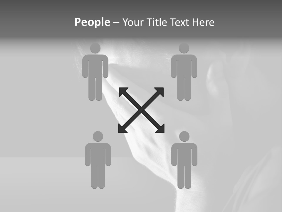 Portrait Drama Dramatic PowerPoint Template