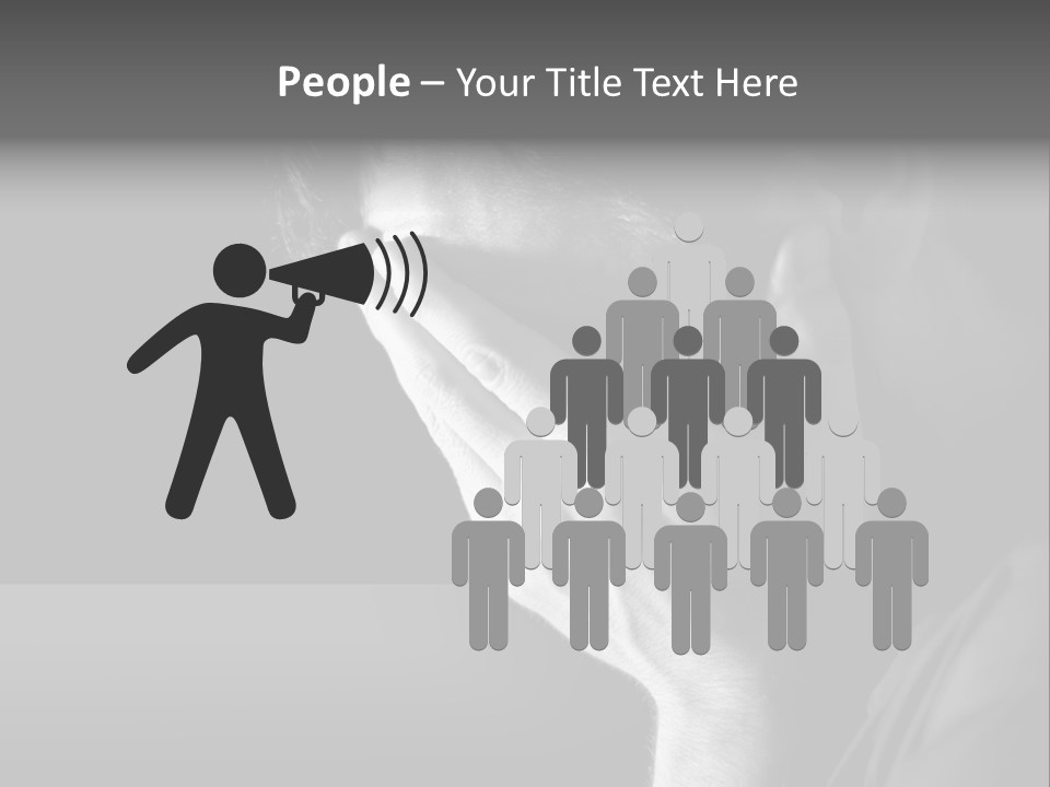 Portrait Drama Dramatic PowerPoint Template