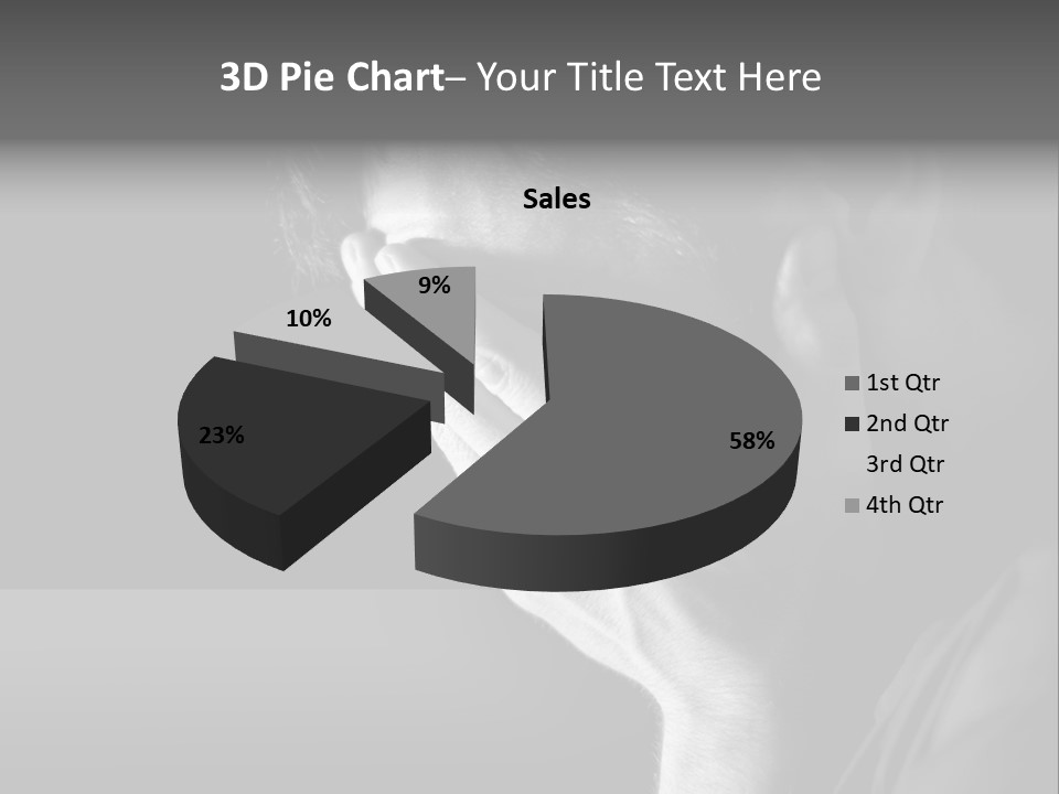 Portrait Drama Dramatic PowerPoint Template