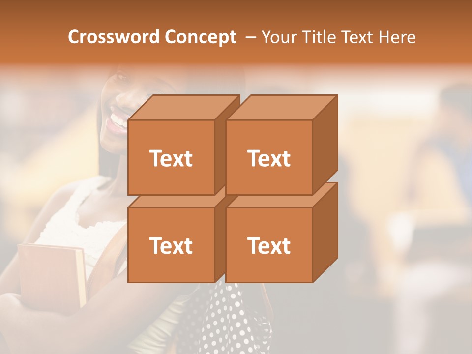 Adult Woman Lady PowerPoint Template