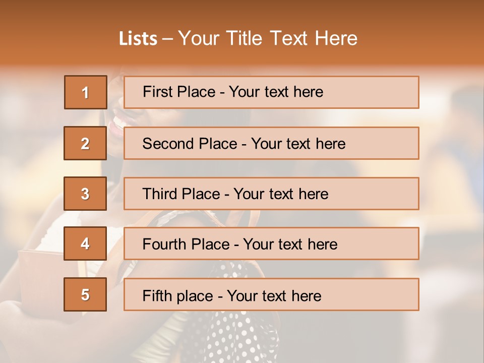 Adult Woman Lady PowerPoint Template