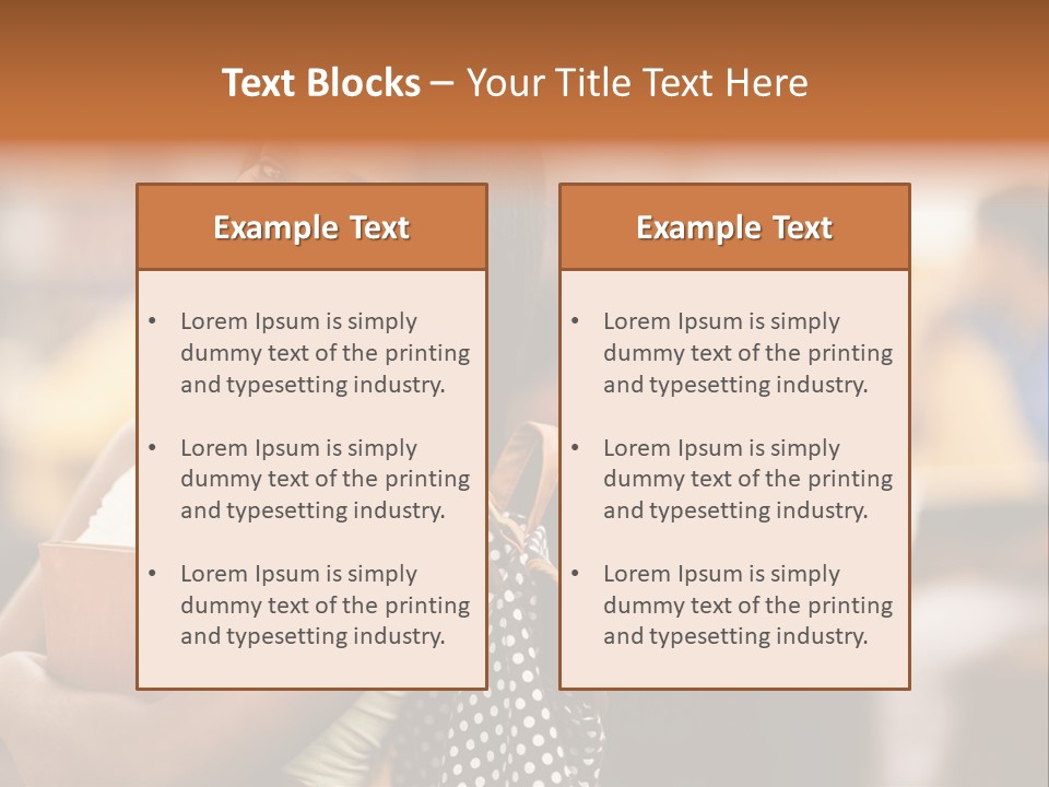 Adult Woman Lady PowerPoint Template