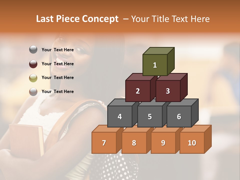 Adult Woman Lady PowerPoint Template