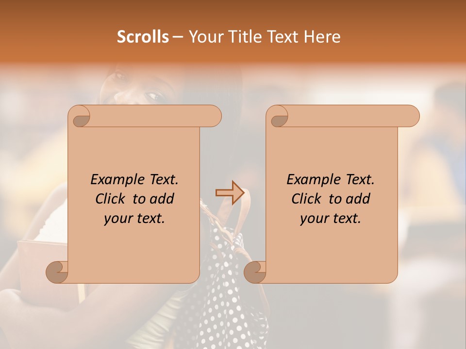 Adult Woman Lady PowerPoint Template