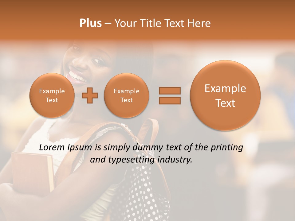 Adult Woman Lady PowerPoint Template