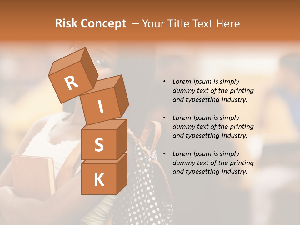 Adult Woman Lady PowerPoint Template