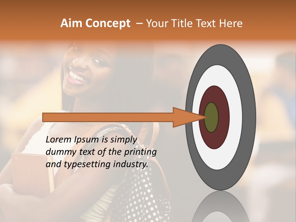 Adult Woman Lady PowerPoint Template