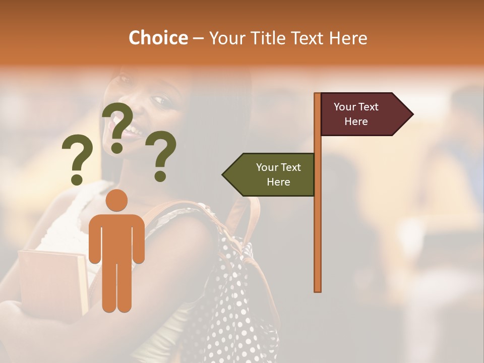 Adult Woman Lady PowerPoint Template