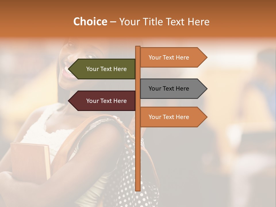 Adult Woman Lady PowerPoint Template