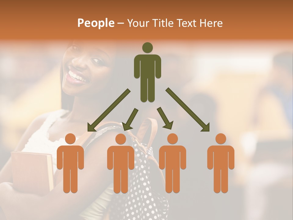 Adult Woman Lady PowerPoint Template