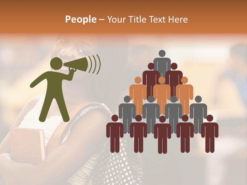 Adult Woman Lady PowerPoint Template