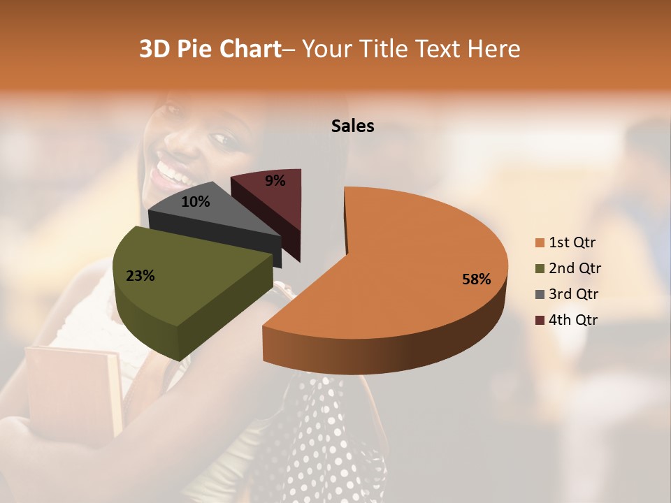 Adult Woman Lady PowerPoint Template
