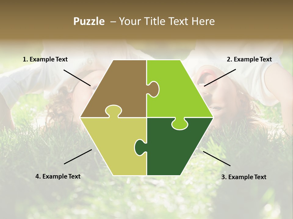 Boy Together Smiling PowerPoint Template