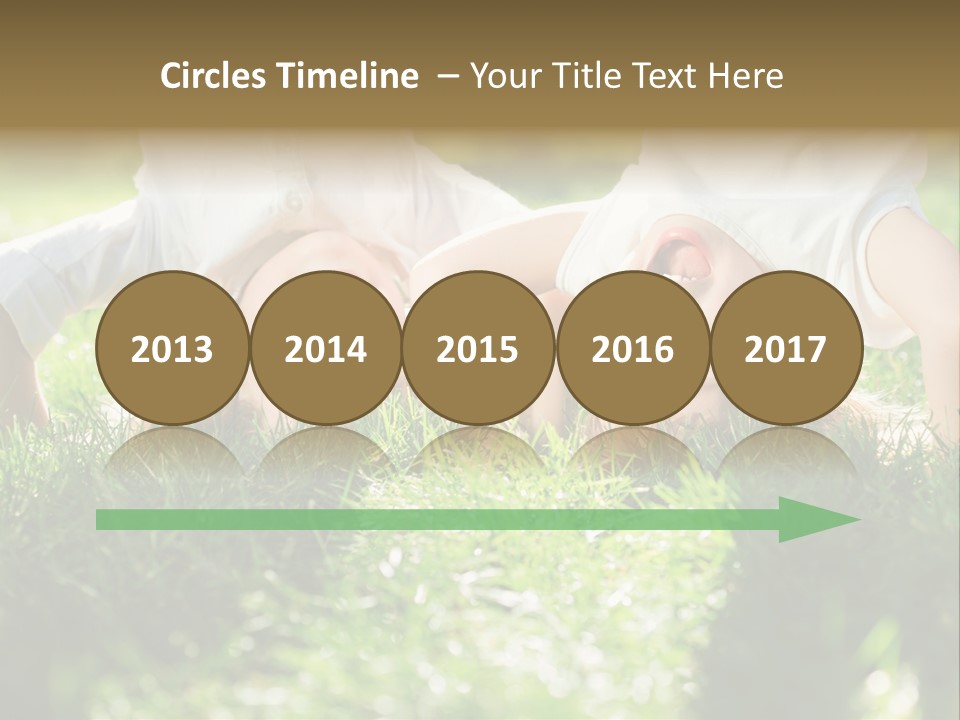 Boy Together Smiling PowerPoint Template