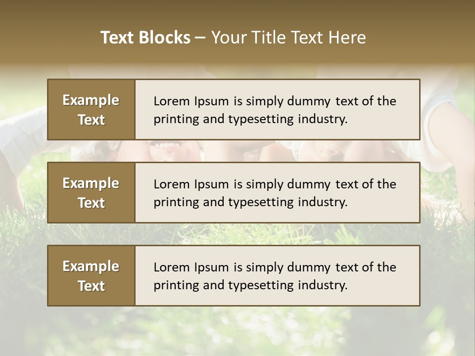 Boy Together Smiling PowerPoint Template