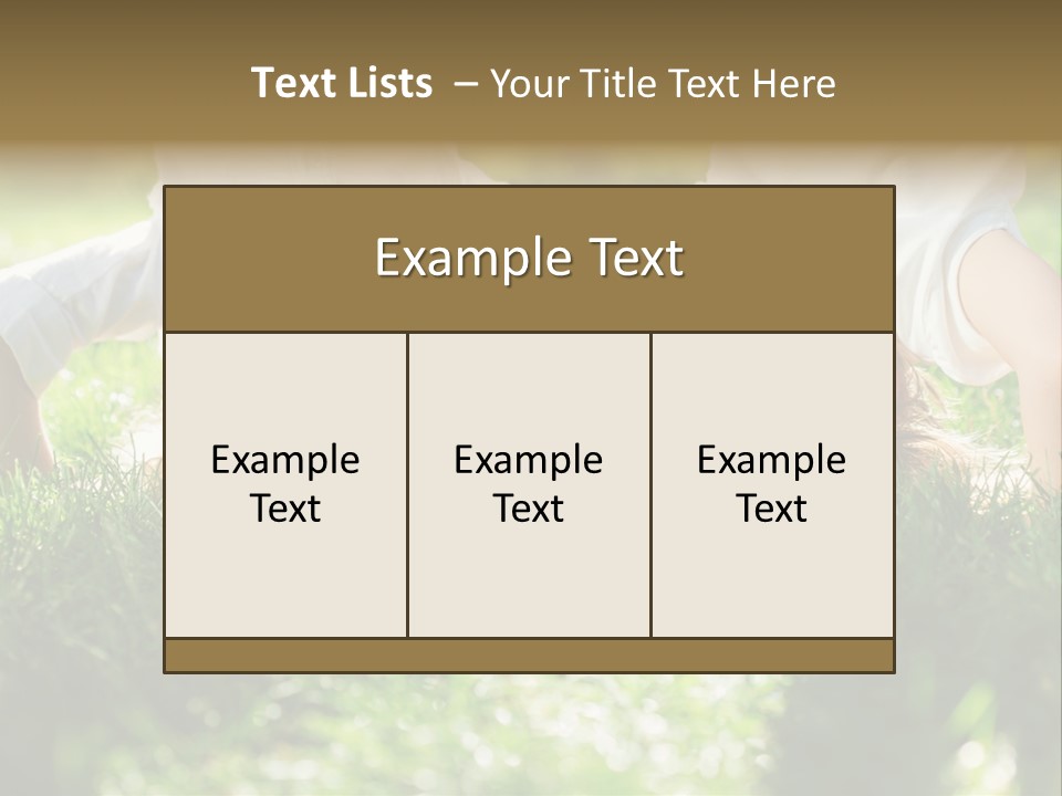 Boy Together Smiling PowerPoint Template