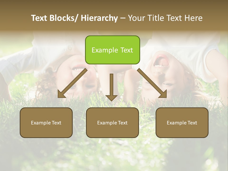 Boy Together Smiling PowerPoint Template