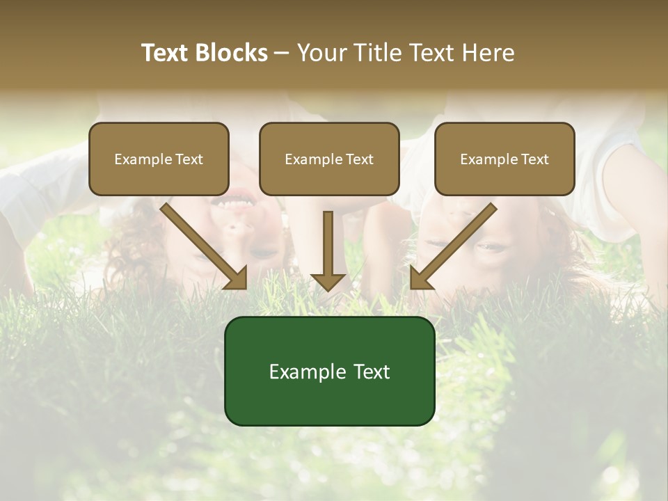 Boy Together Smiling PowerPoint Template