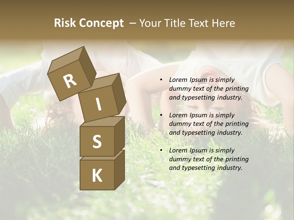 Boy Together Smiling PowerPoint Template