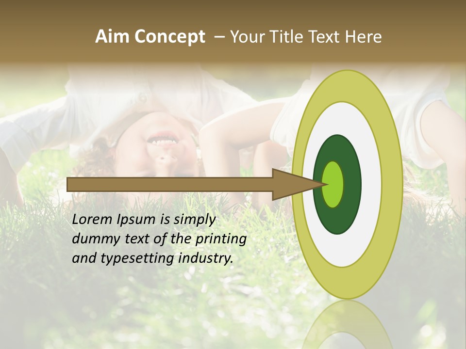 Boy Together Smiling PowerPoint Template