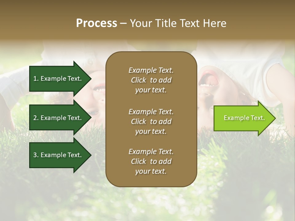 Boy Together Smiling PowerPoint Template