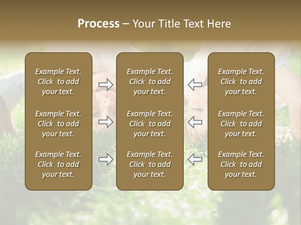Boy Together Smiling PowerPoint Template