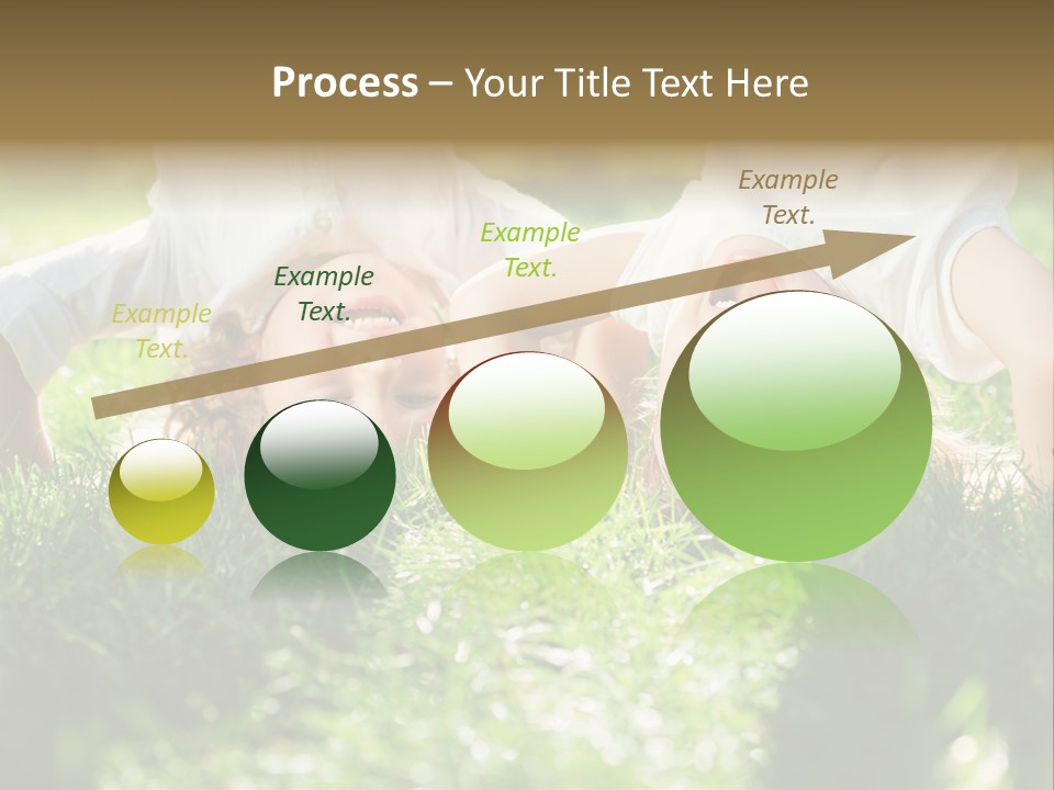 Boy Together Smiling PowerPoint Template