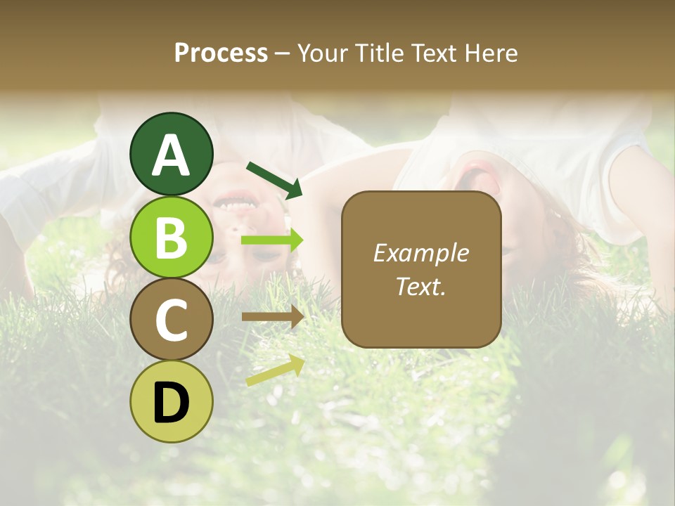 Boy Together Smiling PowerPoint Template