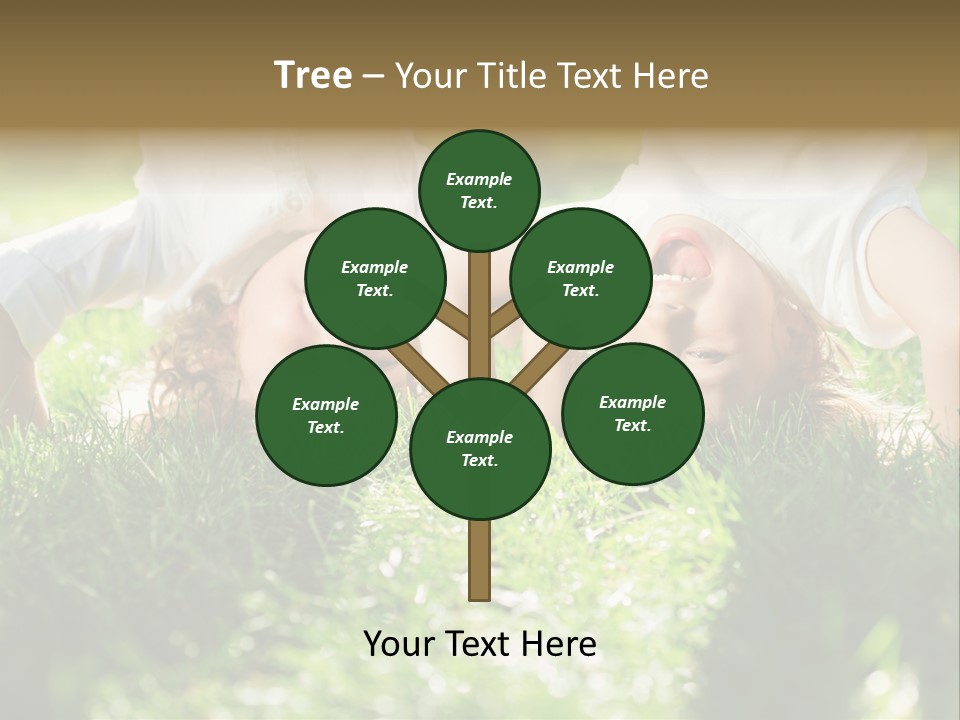 Boy Together Smiling PowerPoint Template