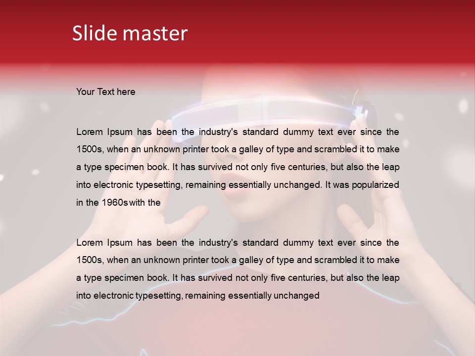 High Lady Wellbeing PowerPoint Template