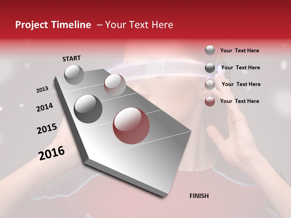 High Lady Wellbeing PowerPoint Template