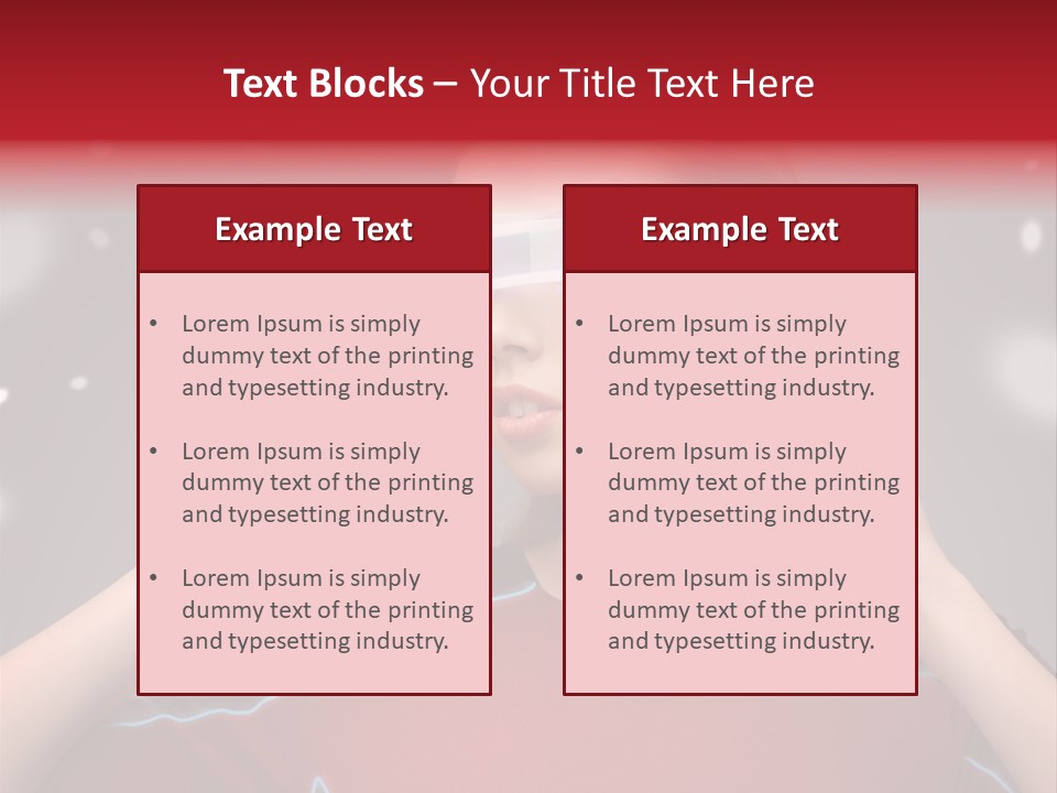 High Lady Wellbeing PowerPoint Template