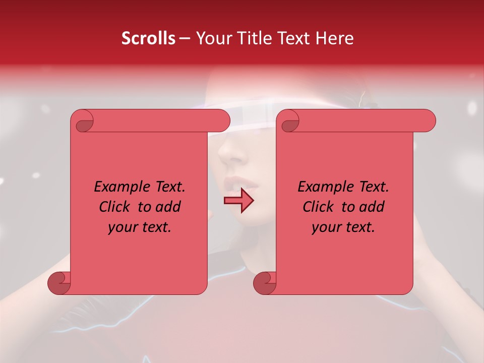 High Lady Wellbeing PowerPoint Template