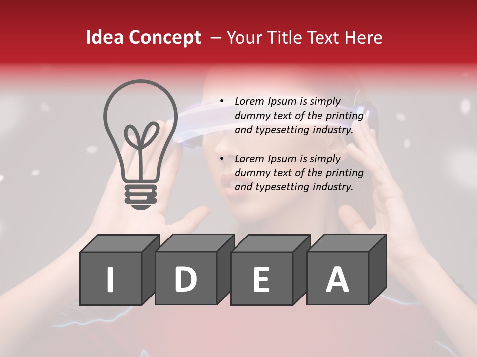 High Lady Wellbeing PowerPoint Template