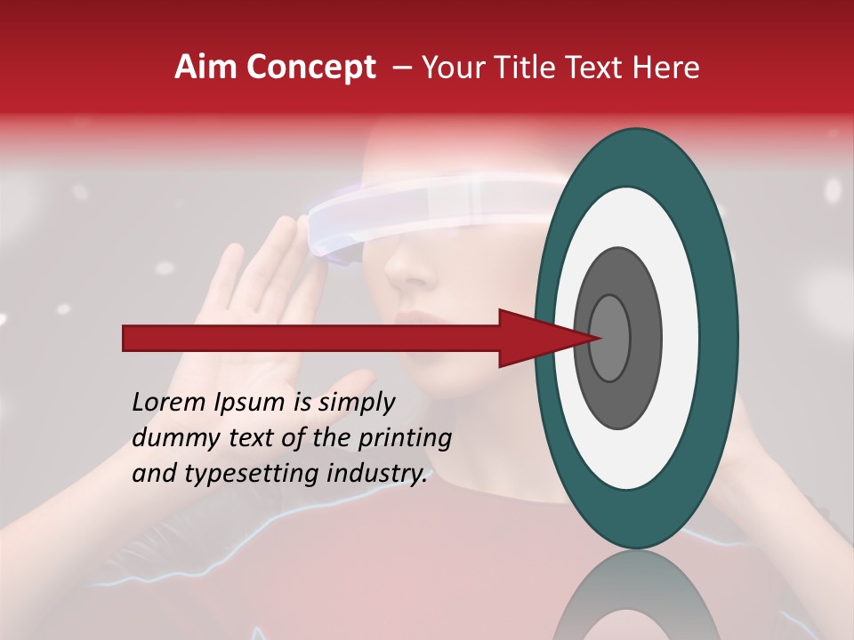 High Lady Wellbeing PowerPoint Template