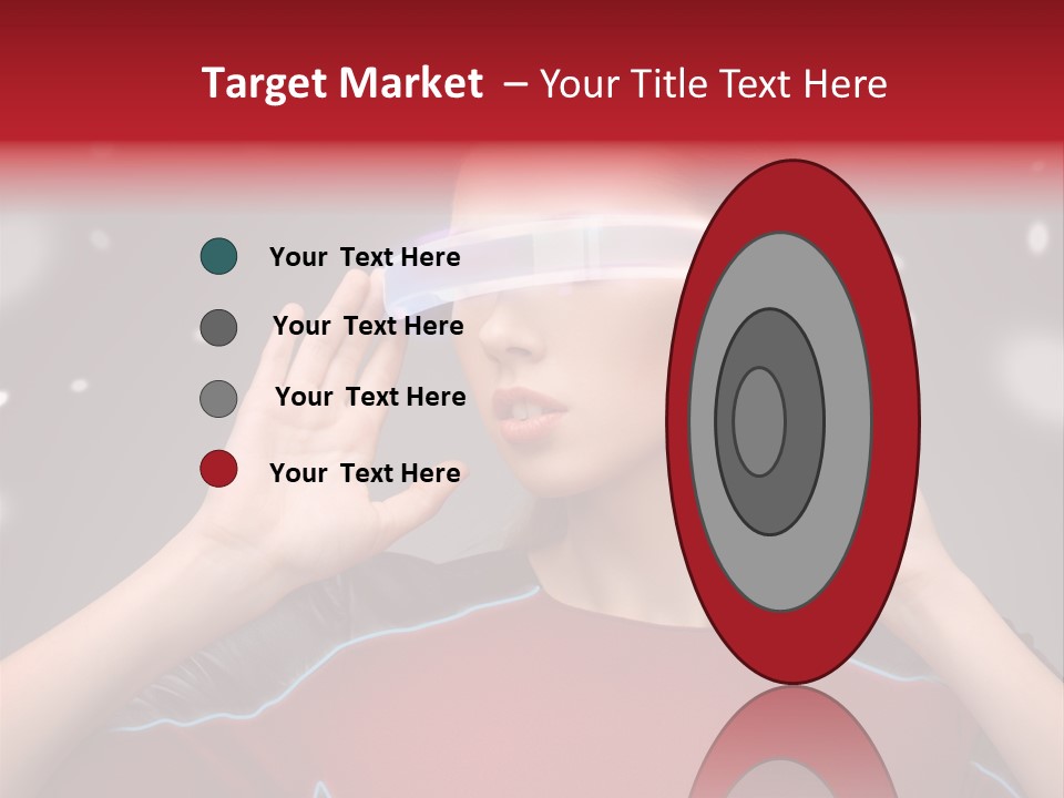 High Lady Wellbeing PowerPoint Template