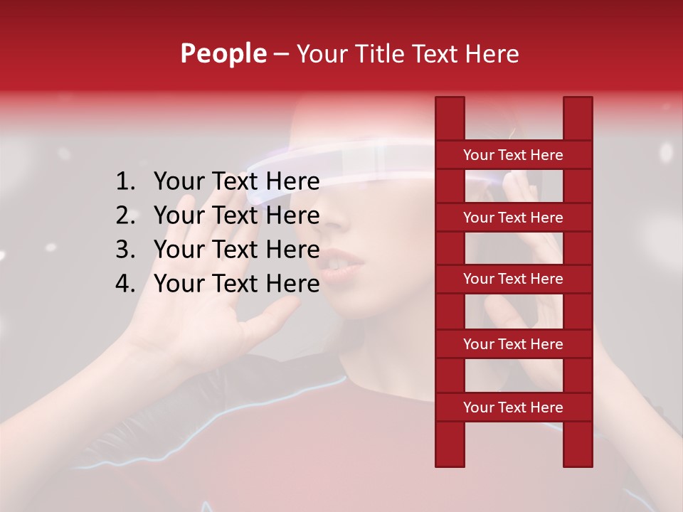 High Lady Wellbeing PowerPoint Template