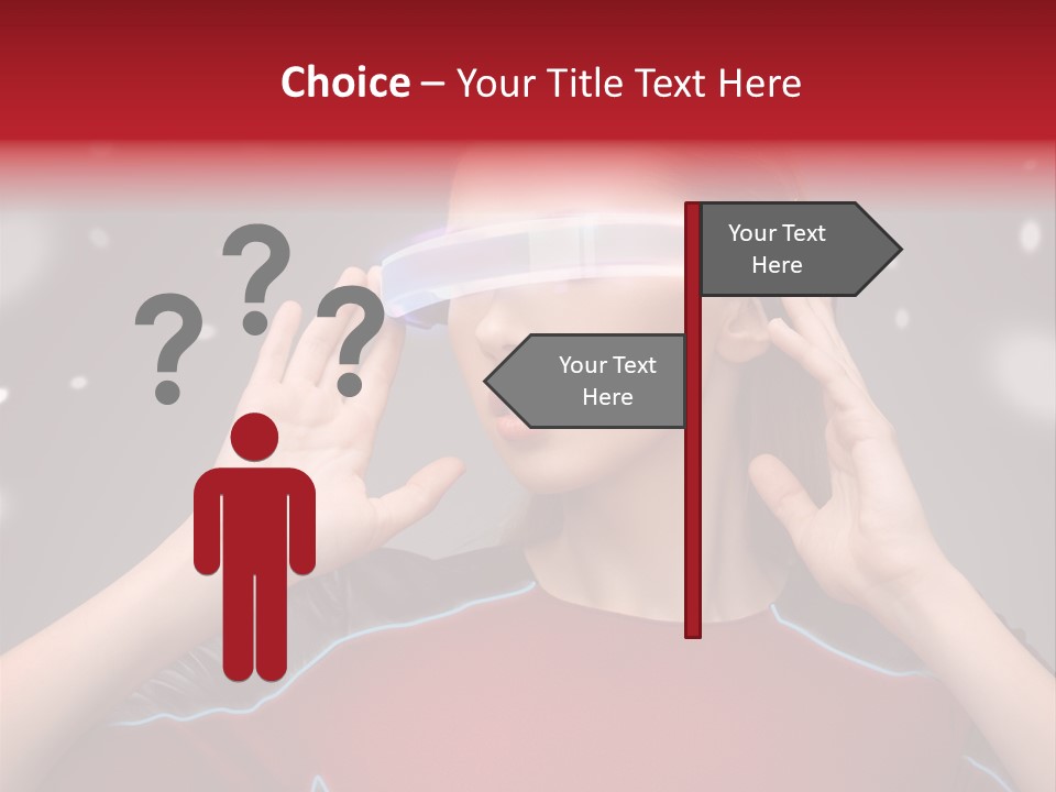 High Lady Wellbeing PowerPoint Template