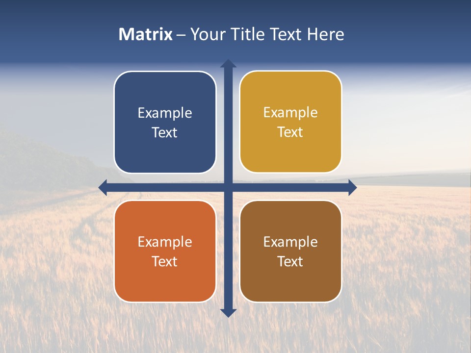 Sunny Closeup Dry PowerPoint Template