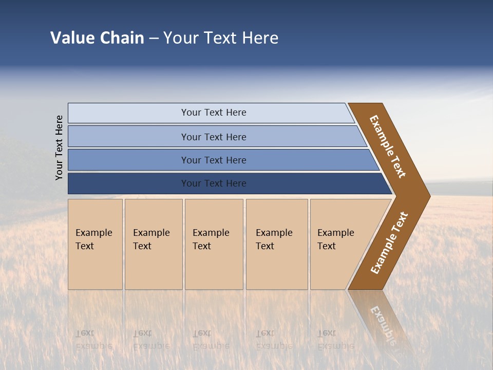 Sunny Closeup Dry PowerPoint Template