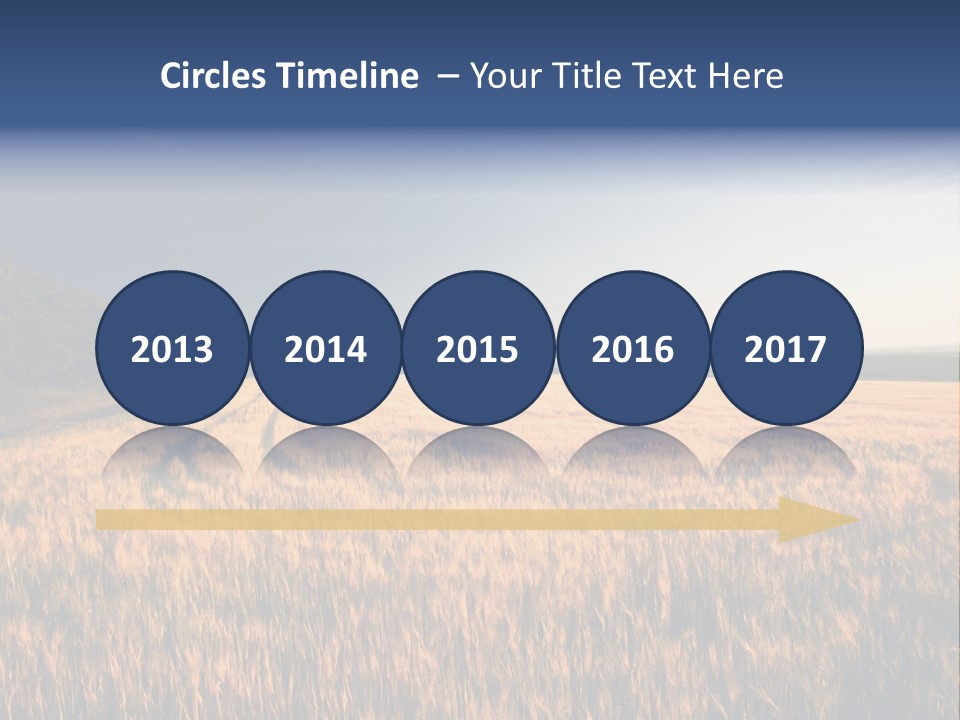 Sunny Closeup Dry PowerPoint Template