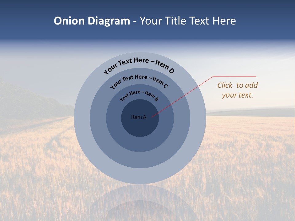 Sunny Closeup Dry PowerPoint Template