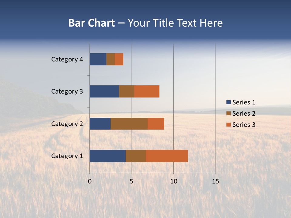 Sunny Closeup Dry PowerPoint Template