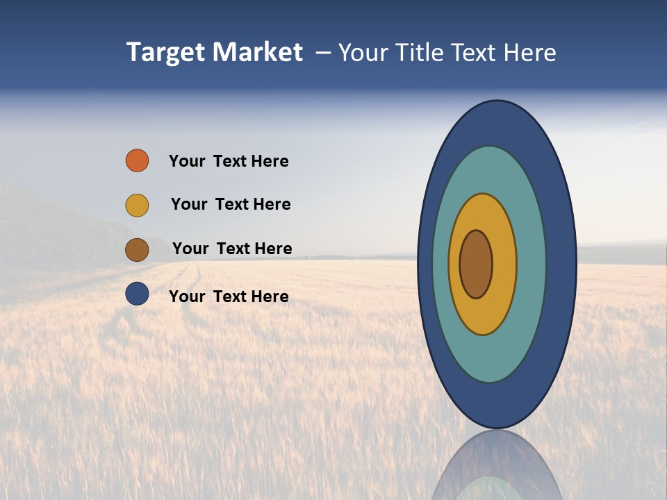 Sunny Closeup Dry PowerPoint Template