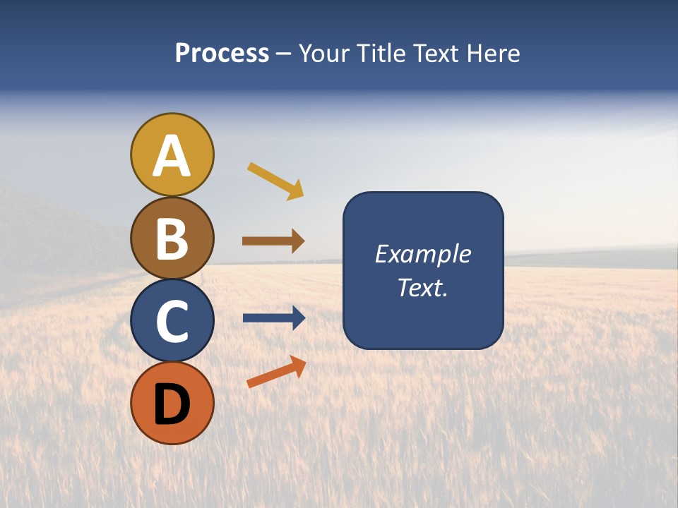 Sunny Closeup Dry PowerPoint Template