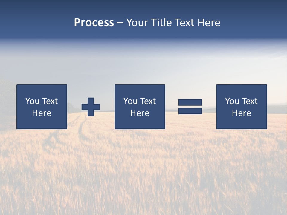 Sunny Closeup Dry PowerPoint Template